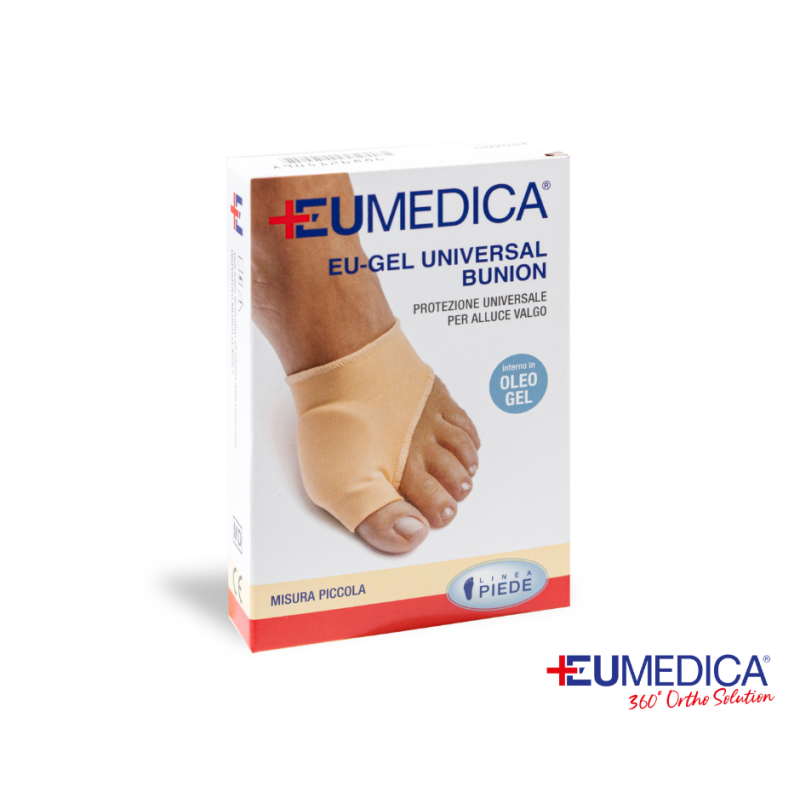 Eu-gel universal bunion lightweight protection for toe Eumedica Linea Piede